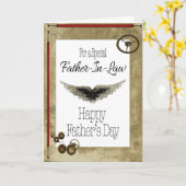 お義父さんお誕生日おめでとう カード (黄色い花)