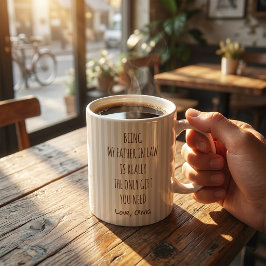 お義父さんを笑わせるマグカップ コーヒーマグカップ