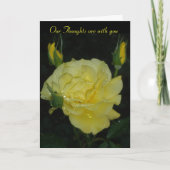 お考えはお察しします。 カード (正面)