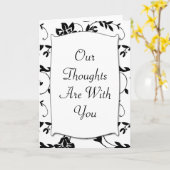 お考えはお察しします。 カード (黄色い花)