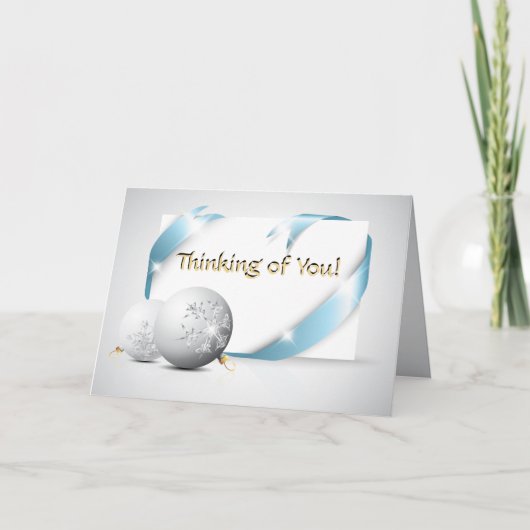 お考える休み シーズンカード (正面)