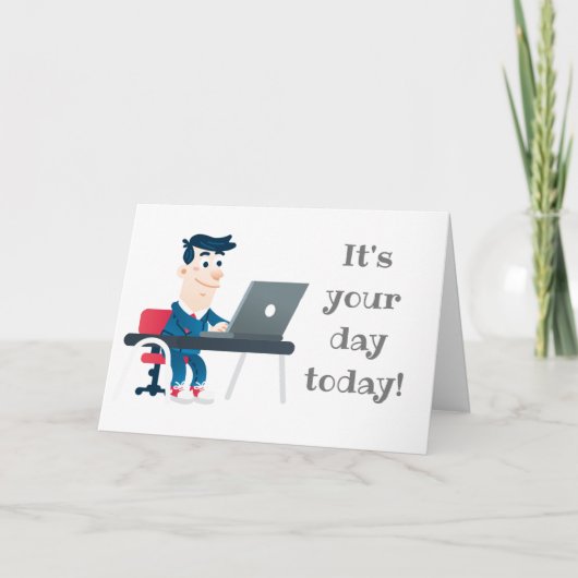 お考える使いのカードの「お客様」の**誕生日** カード (正面)