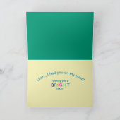 お考える前のパンダベア万華鏡のように千変万化するパターン カード (内部)