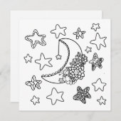 お考える前の事 |アダルトカラーリングカード (正面/裏面)