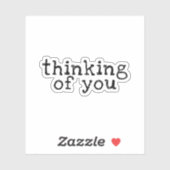 お考える前の可愛い恋ことわざシール シール (シート)