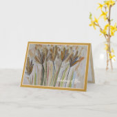 『お考える前の所』 カード (黄色い花)