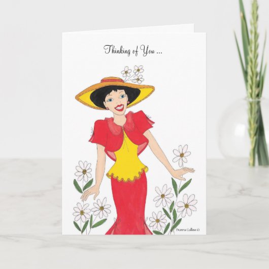 お考える前の赤と黄 カード (正面)