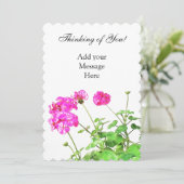 『お考える前の、カリカリした新鮮なゲラニウム』 シーズンカード (スタンド正面)