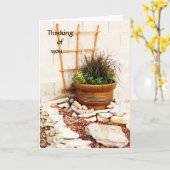 お考える前の…... カード (黄色い花)