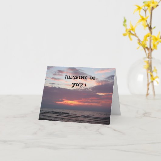 お考える前の！ カード (黄色い花)