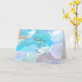 お考える前の カード (黄色い花)