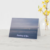 お考える客様のお恋しく思客様 カード (黄色い花)