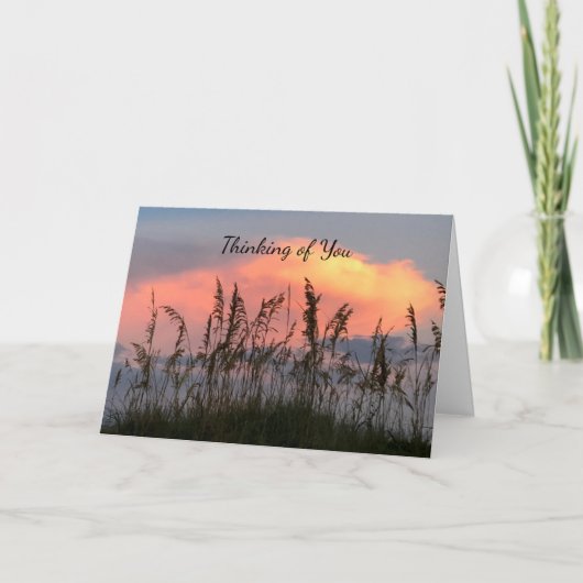 お考える客様のお見舞い カード (正面)