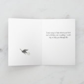 お考える客様のお見舞い カード (内部)