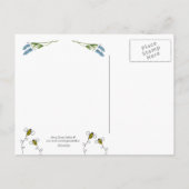 お考える客様のはがき インビテーションポストカード (裏面)