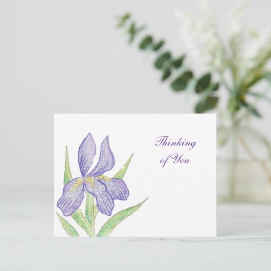 お考える客様のはがき ポストカード (スタンド正面)