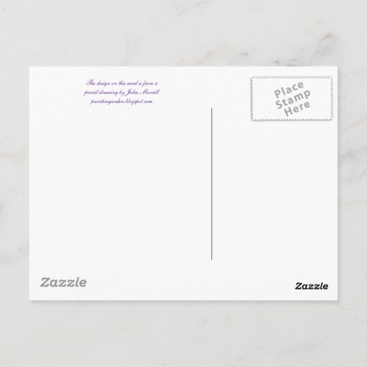 お考える客様のはがき ポストカード (裏面)