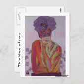 お考える客様のはがき ポストカード (正面/裏面)