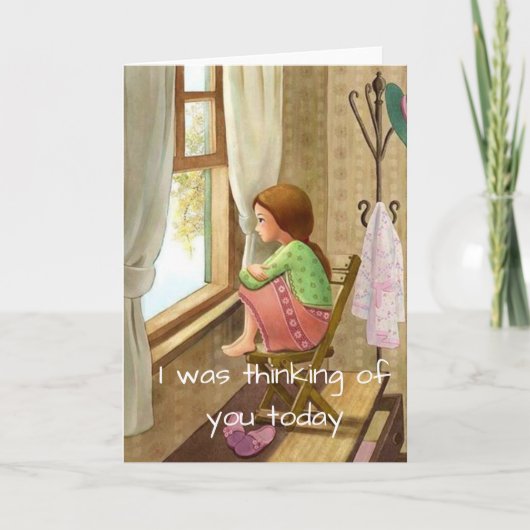 お考える客様のカード,勇気付けられる,悔やみや弔慰 カード (正面)