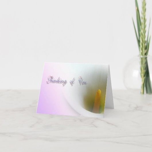 お考える客様のノートカード カード (正面)