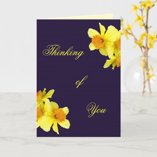 お考える客様の カード (黄色い花)