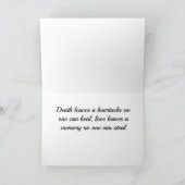 **お考える客様の***悔やみや弔慰メッセージ カード (内部)