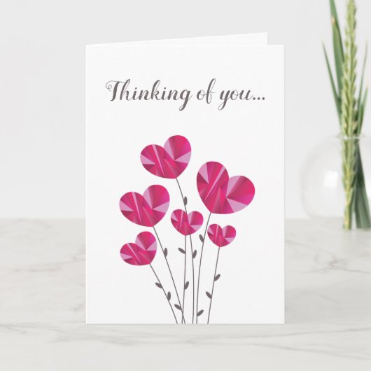 お考える客様 カード (正面)