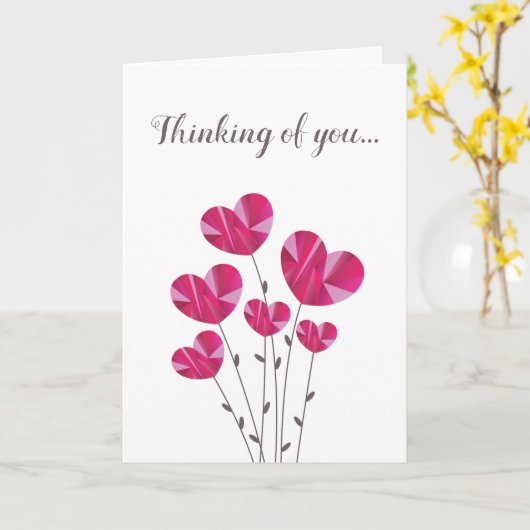 お考える客様 カード (黄色い花)