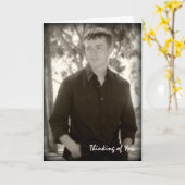 お考える客様 カード (黄色い花)