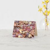 お考える客様/紅葉グリーティングカード カード (黄色い花)