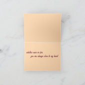 お考える客様/紅葉グリーティングカード カード (内部)