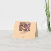 お考える客様/紅葉グリーティングカード カード (裏面)