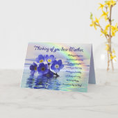 お考える母さんのカード+忘れ私は カード (黄色い花)