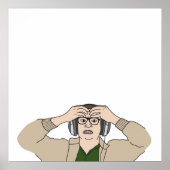 お考え前が欲し離れい ポスター (正面)