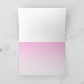 お考え前のピンク・リリー カード (内部)