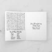 お考え前の事 | 友情カード カード (内部)