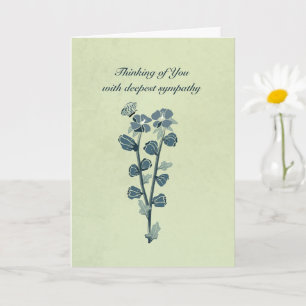 「お考え前の悔やみや弔慰が一番深い」 カード