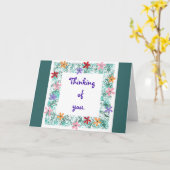 お考え前の花札縁ど カード (黄色い花)