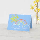 お考え前の/元気 カード (黄色い花)