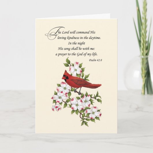 お考え前の(鳥)ショウジョウコウカンチョウ カード (正面)