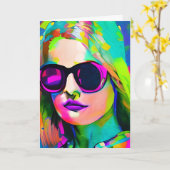 お考え姉さんのこと カード (黄色い花)