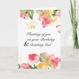 「お考え客様の誕生日」ノートカード ノートカード