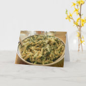 お考え客様/パスタ カード (黄色い花)