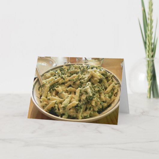 お考え客様/パスタ カード (正面)