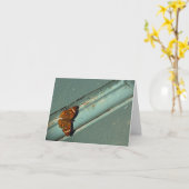 お考え客様/蝶との共感書 カード (黄色い花)