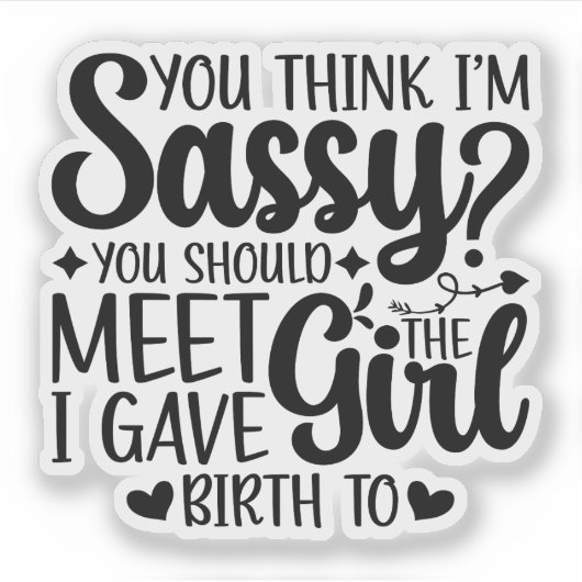 お考え母さんに会うのはすごおもしろいいクール シール (正面)