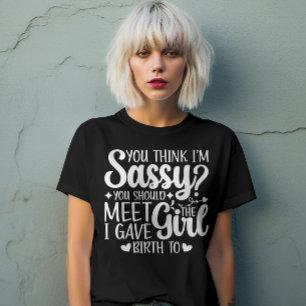 お考え母さんに会うのはすごおもしろいいクール Tシャツ