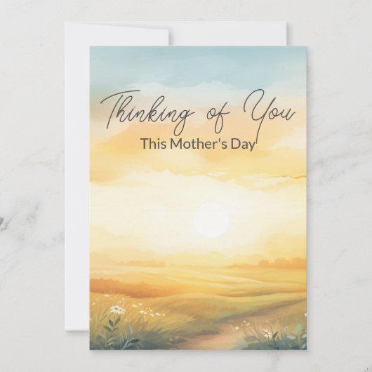 お考え母さんのDay Greeting Card カード (正面)