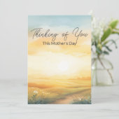 お考え母さんのDay Greeting Card カード (スタンド正面)