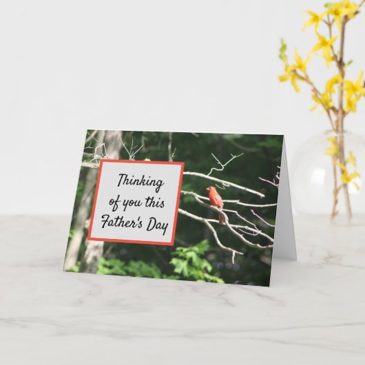 お考え父さんの日の「私」 – 父の損失 カード (黄色い花)